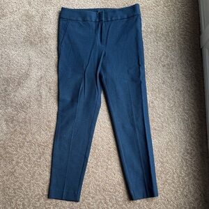 LOFT Blue and Aqua Textured Pants
